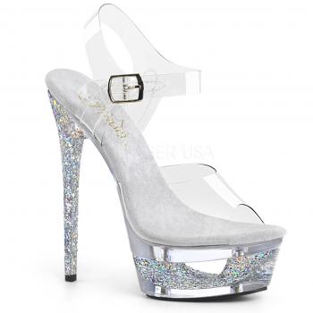 Pleaser Chic 608GT/C/SG-C