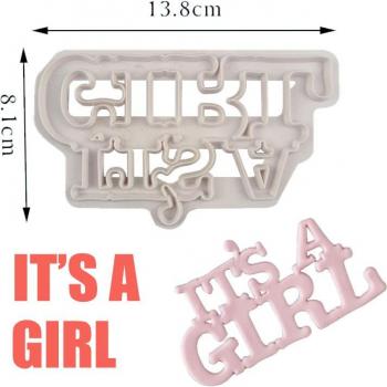 Boys/Girls Letter Birthday Embossed Cookie Cutter