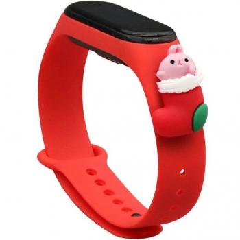 Tavola Natalizia per Mi Band 6/5 – Silicone Rosso