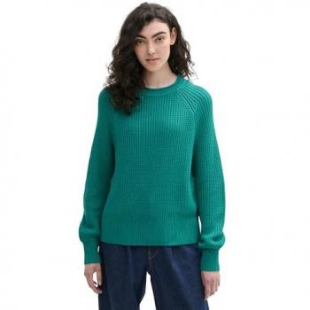 Sweat-shirt Tom Tailor Denim Vert
