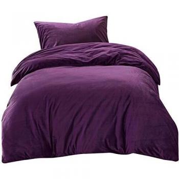 Premium Thick Velvet Single Duvet Cover