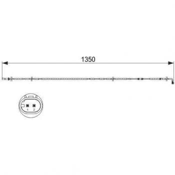 BOSCH Brake Pad Wear Indicator 1 987 473 503