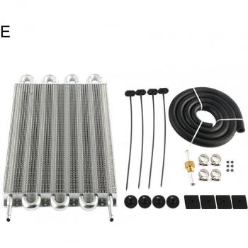 Convertidor de Radiador de Aleación de Aluminio, Enfriador de Aceite de Motor, Resistente a la Corrosión para Vehículos