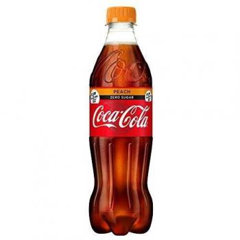 Peach Flavored Zero Sugar Coke