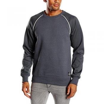 Sudadera de Hombre JACK & JONES Jjorwindow, Gris (Raven Fit:OVERSIZE) S