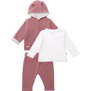 Liliput Baby Erstausstattungspaket 3-tlg. in Weiß-Rosé, Größe 56