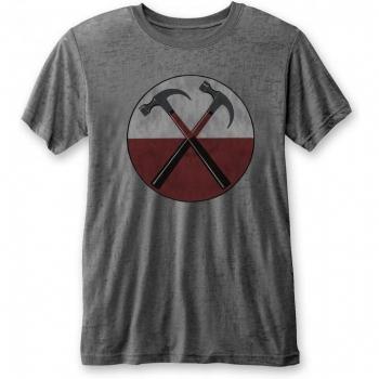 Unisex Pink Floyd T‑shirt “The Wall” Hammers in Carbonio