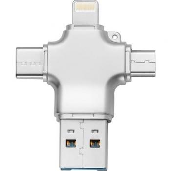 4 in 1 USB 3.0 OTG Typ C Kartenleser für micro SD und SD Karten