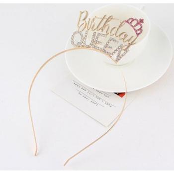 Mädchenprinzessin Krone mit Intarsien-Diamanten