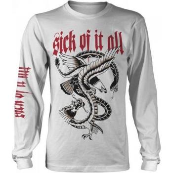 Maglietta lunga Sick Of It All per adulti con design Aquila