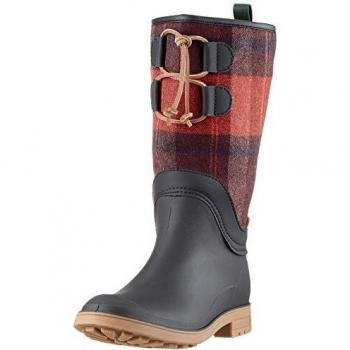 Kamik Damen Abigail Gummistiefel, Rot (Red Plaid PLA), 41 EU