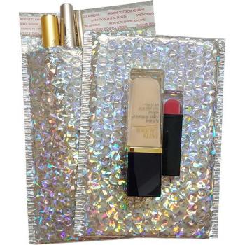 20PCS Silver Holographic Bubble Mailers