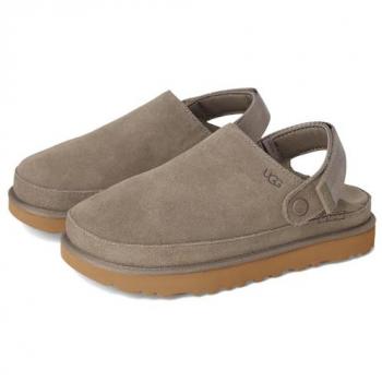 Silver‑Smoke UGG Clogs for Ladies – 7 M