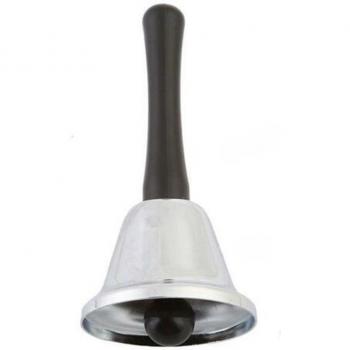 Cloche décorative argentée