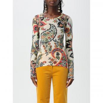 Top ETRO Donna in misto lana, design Paisley, Taglia L