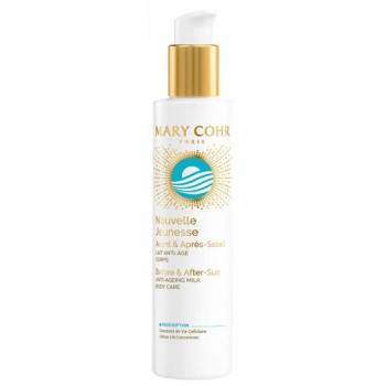 Mary Cohr Nouvelle Jeunesse Sonnenschutz-Body vor & nach 150 ml