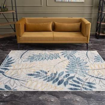 Marrakech Leaf Collection – Large Area Rug, 120 × 170 cm