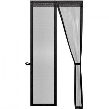 Magnetischer Fliegengittervorhang O'DADDY Deluxe FIBER – 100 × 210 cm in Schwarz