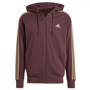 Sudadera con cremallera adidas para hombre Essentials 3-Stripes