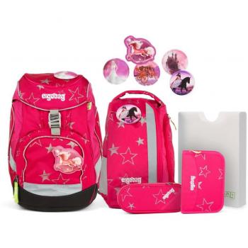 Ergobag CinBärella Schulrucksack-Set, 6tlg, pink