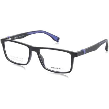 Beyond Junior 4 Clip‑On Kids’ Glasses – Police UK175, Black, Size 52, Blue‑Light Filter