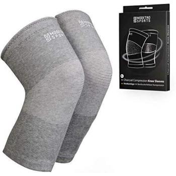 Kneensicherung Premium – Graue Meniskusbandage