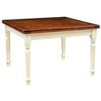 Biscottini tavolo allungabile in legno massello 120x120 cm