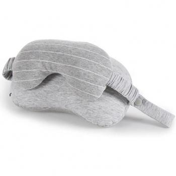 Oreiller ergonomique U en mousse avec masque pour les yeux
