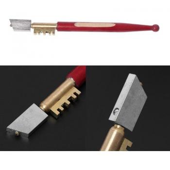 Antirutsch-Diamant-Glas-Cutter mit Holzgriff und Ölzufuhr 62KC
