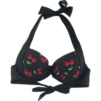 Top Bikini Noir Rock Rebel – Print Rockabilly