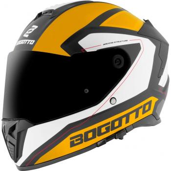 Bogotto FF122 BGT Casco Bianco Giallo S