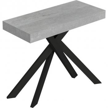Soporte Extensible Saki Premium 90x40 cm (extensión 300 cm) – Antracita con Patas de Cemento