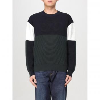 Armani Exchange Herrenpullover XXL (XL) – Oversized, Marine, Stehkragen mit Rippung