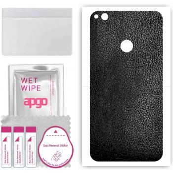 Vinilo Protectivo APGO para Huawei P9 Lite 2017 – Acabado Negro Cuero