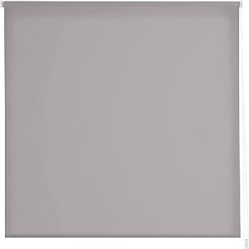 Estor Enrollable Liso Translucido 100 x 235 cm Color Gris