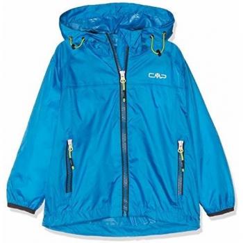 Cmp Rain Fix Hood 3x57624 Jacket Cyan 4 Years male male