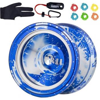 MAGICYOYO M002 Metal Ring Yoyo with Glove and Strings