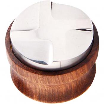 Holzhandgriff-Kaffeelevel-Verteiler „Barista‑Precision“ – 51/53 mm