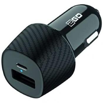 2GO KFZ-Ladegerät 20W 1xUSB-C 1xUSB-A schwarz