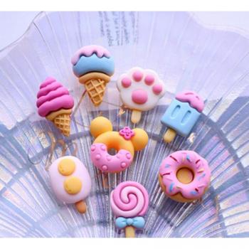 Kawaii Doughnut Flatback Resin Cabochons