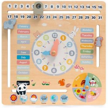 Jouet Calendrier Enfantin en Bois MAMABRUM – Apprentissage des Saisons