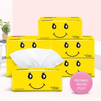 Serviettes en papier 4 couches, pack de 6
