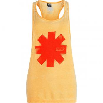 Top Amarillo “Shaded” – Red Hot Chili Peppers para Mujer, talla XS‑XL