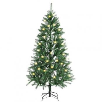 Weihnachtsbaum künstlich 180 cm mit LED und Ständer von Juskys