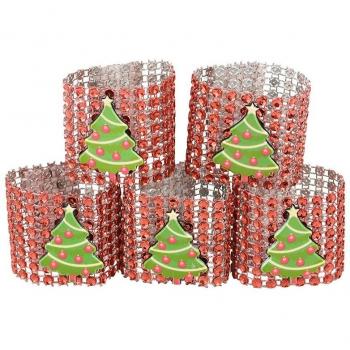 5pcs Christmas Decoration Napkin Holders