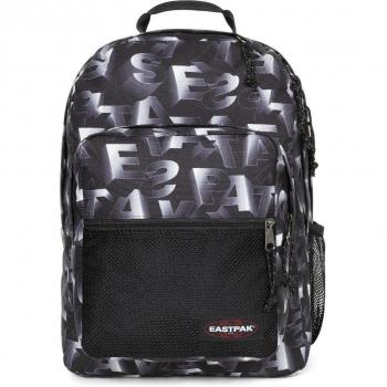 Black Blocktype Pinzip Backpack from Eastpak
