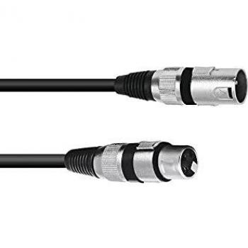 Omnitronic 20 cm XLR Cavo 3 poli Nero