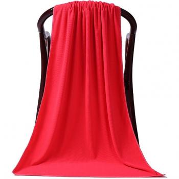 Ultra‑Schnell trocknendes 80x180 cm Tuch „Haus & Schwimmen“