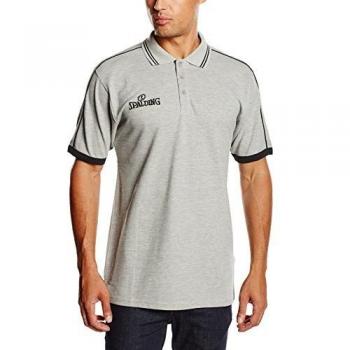 Polo Spalding 3002797, Homme, Gris/Noir, Taille XL