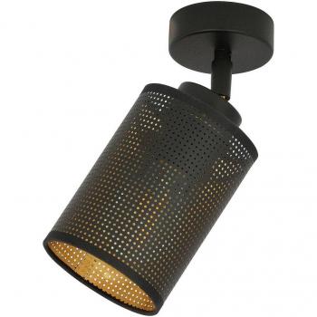 Foco Individual Bronco E14 con Pantalla Negra EMIBIG